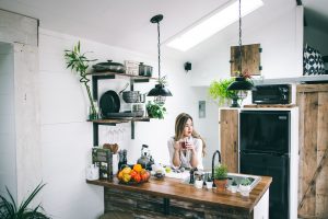 girl in apartment 