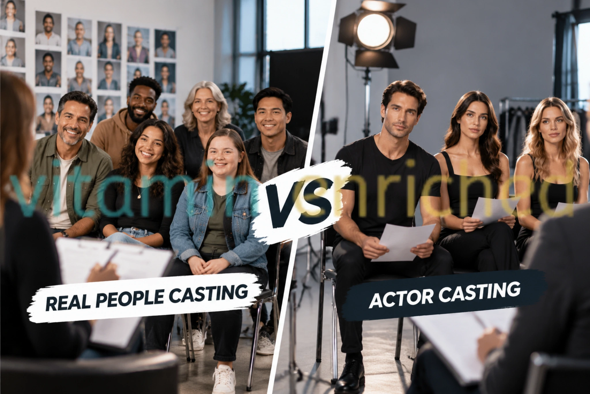 Real People Casting vs Actor Casting: What's the Difference?